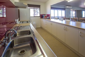 Euston Club Resort Cabin 10 kitchen 